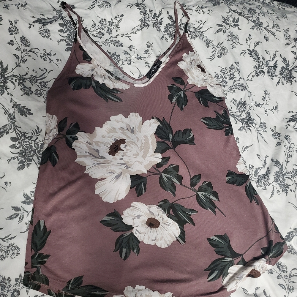 Floral V-Neck Tank